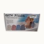Deenwada Silicone Bath Pillow with Suction Cups – Cream White