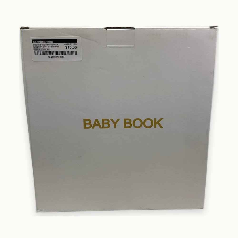 AZ-2026070-0987-2.jpg Iridipity Baby Memory Book Keepsake First 5 Years Pink - Image 1