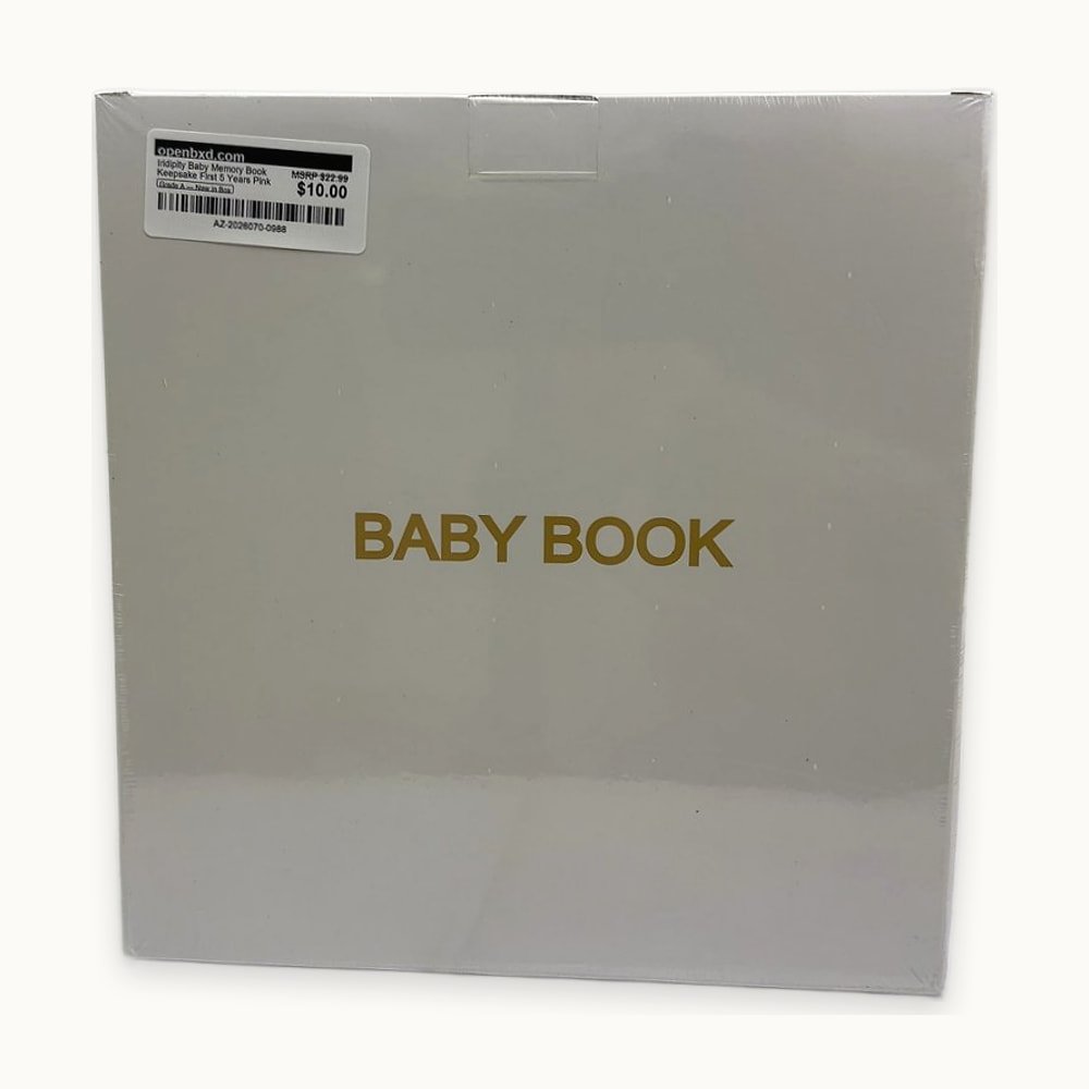 AZ-2026070-0988-2.jpg Iridipity Baby Memory Book Keepsake First 5 Years Pink - Image 1