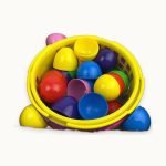 Jetec 48 Pc Easter Egg Baskets Set, 6 Baskets 36 Fillable Eggs