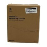 AT&T DECT 6.0 2-Handset Cordless Phone with Answering Machine