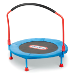 Little Tikes 25 Inch Round Easy Store 3 Foot Folding Trampoline