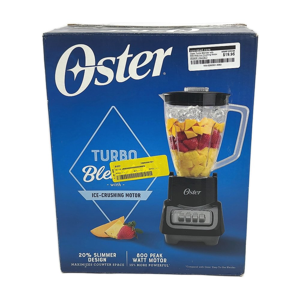 WM-0260501-0082.jpg Oster Turbo Blender with 800-Watt Ice-Crushing Motor - Image 1