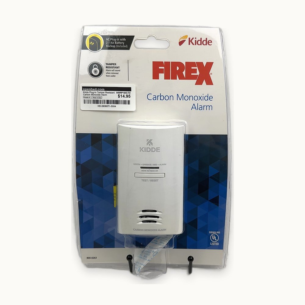 HD-2608071-0004.jpg Kidde Plug-In Tamper Resistant Carbon Monoxide Alarm - Image 1