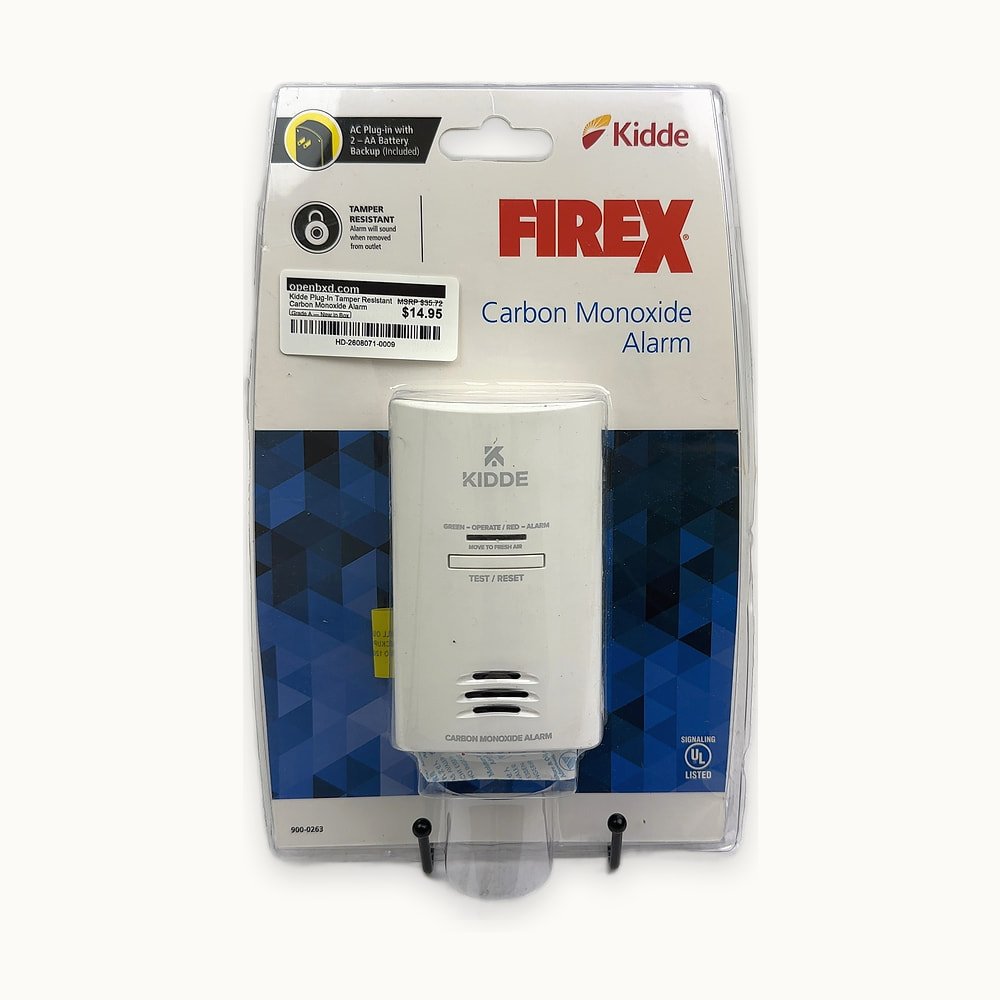 HD-2608071-0009.jpg Kidde Plug-In Tamper Resistant Carbon Monoxide Alarm - Image 1