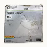16 Inch Round Flush Mount White